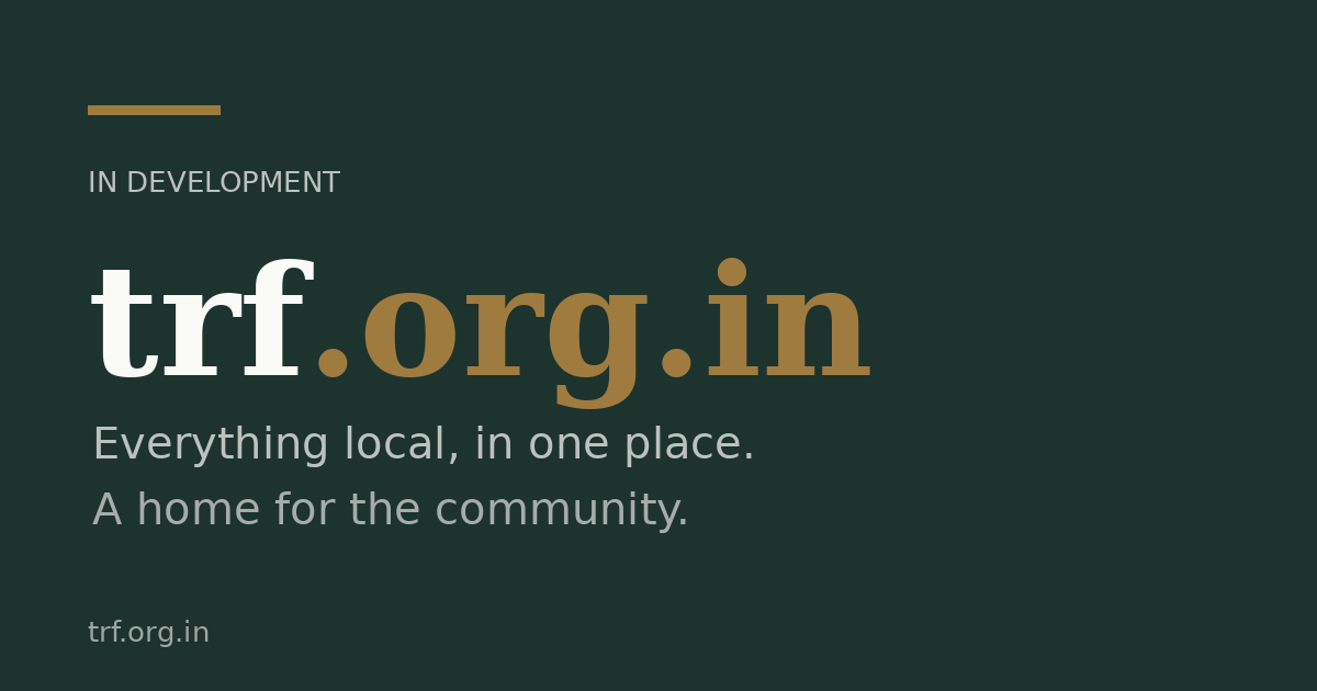 Link preview image for trf.org.in